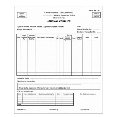 Journal Voucher